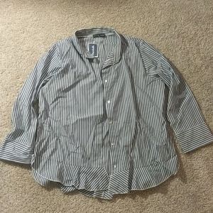 Button up striped shirt